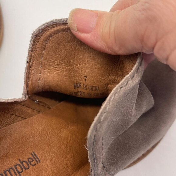 Jeffrey Campbell Rosalee Women’s Ankle Booties – Size 7 – Light Taupe Suede - Picture 13 of 14